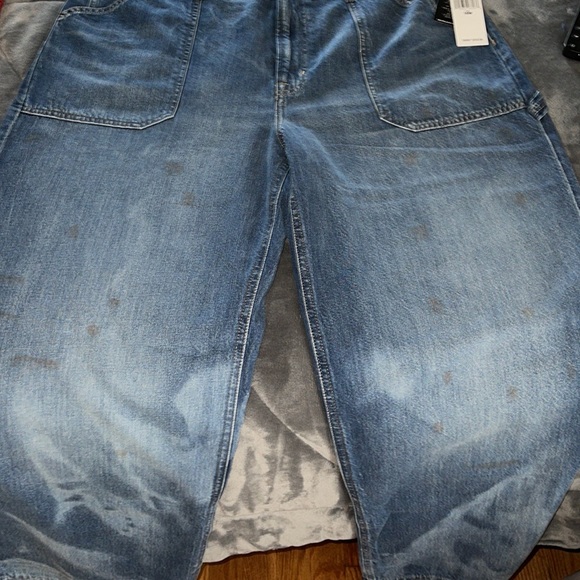 Ralph Lauren blue jeans NWT size 16W wide legs pristine condition - Picture 3 of 12